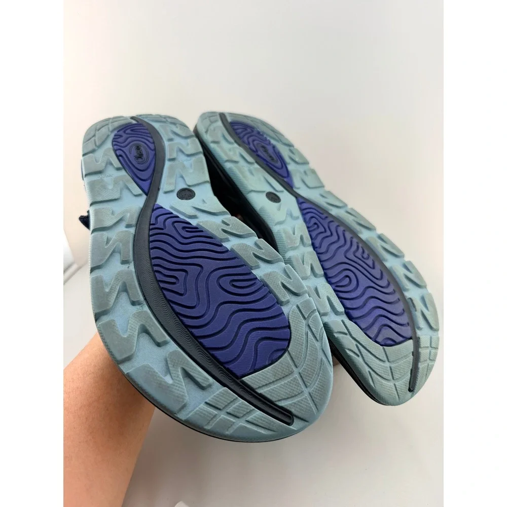 Chaco Women's Z/Volv 2 Wax Eclipse Sandals Size 11 Blue Pixel Strappy Toe Loop